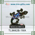 Mallorca style resin home decorative totem crafts-gecko